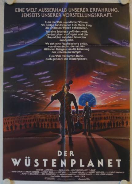 Dune original release german movie poster
